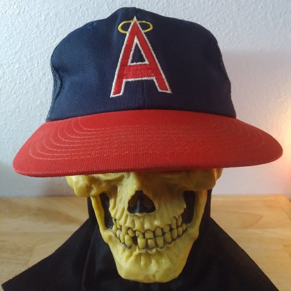 Vintage Twins California Angels Snap Back Trucker Hat